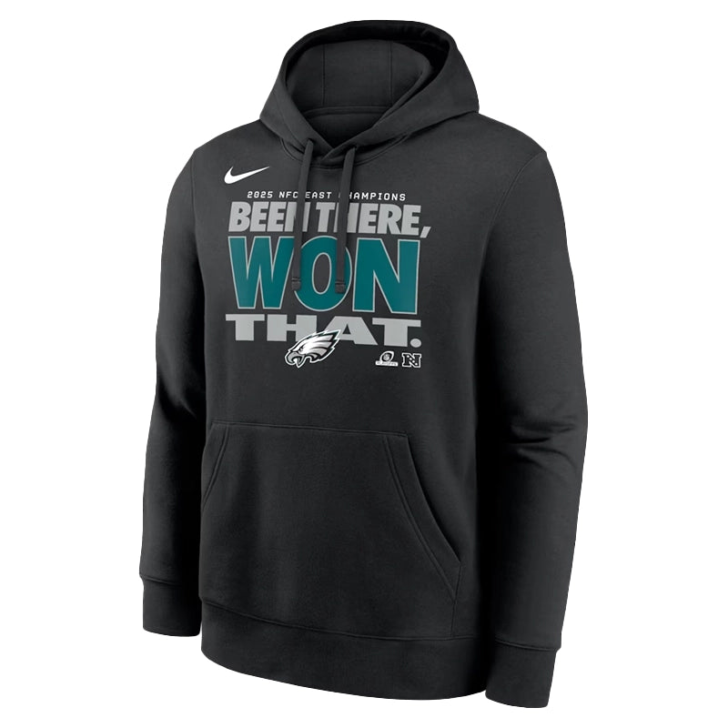 Philadelphia Eagles 2025 NFC East Division Champions Locker Room Hoodie
