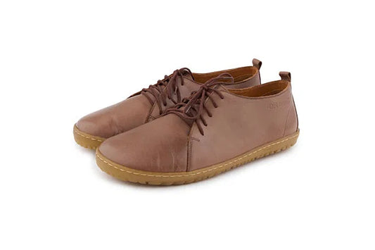 Men’s Oleg Leather Barefoot Shoes Brown