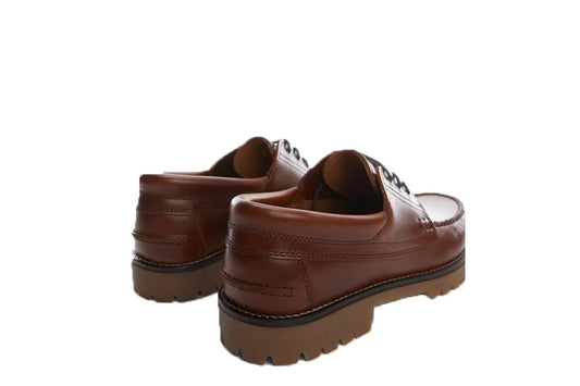Mens Leather Boat Shoes
