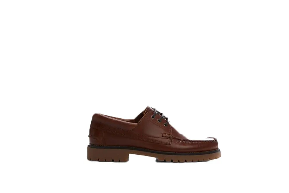 Mens Leather Boat Shoes