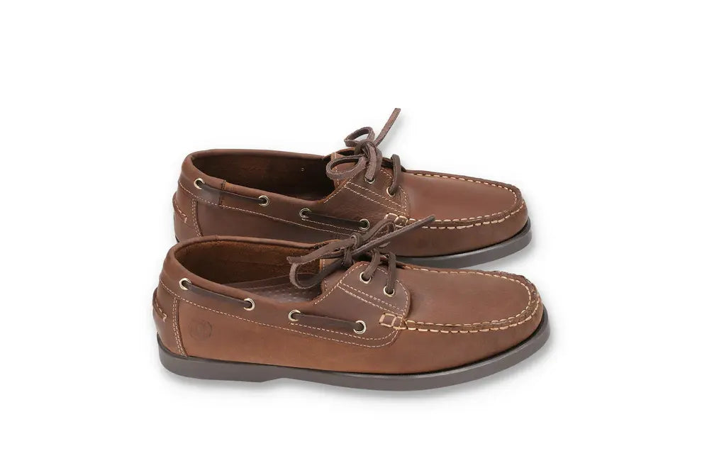 Bordo Waxed Sterling Boat Shoes