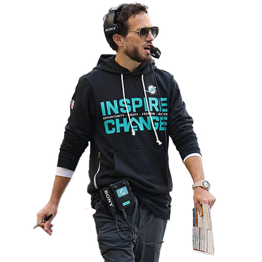 Mike McDaniel Miami Dolphins Inspire Change 2025 Hoodie