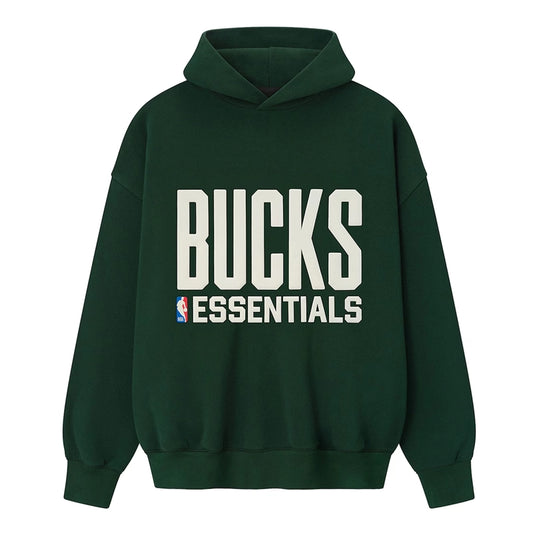 Milwaukee Bucks Fear of God x NBA Green Hoodie