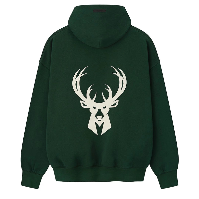 Milwaukee Bucks Fear of God x NBA Green Hoodie