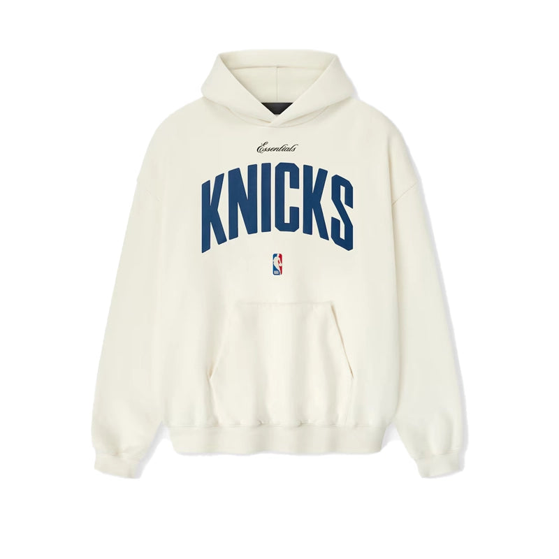 New York Knicks Fear of God x NBA Cream 90’s Hoodie