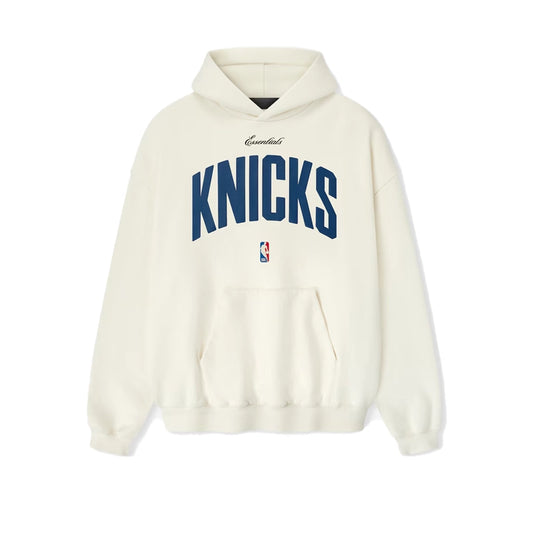New York Knicks Fear of God x NBA Cream 90’s Hoodie