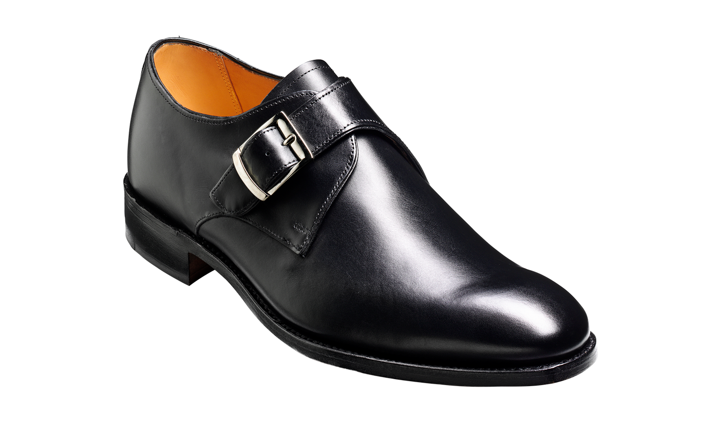 Northcote - Black Calf Monk Strap