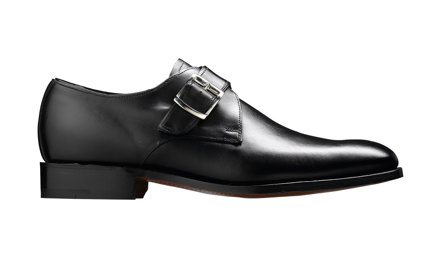 Northcote - Black Calf Monk Strap