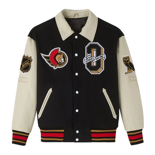 OVO X NHL Ottawa Senators Varsity Jacket