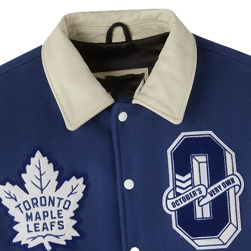 OVO X NHL Toronto Maple Leafs Varsity Jacket