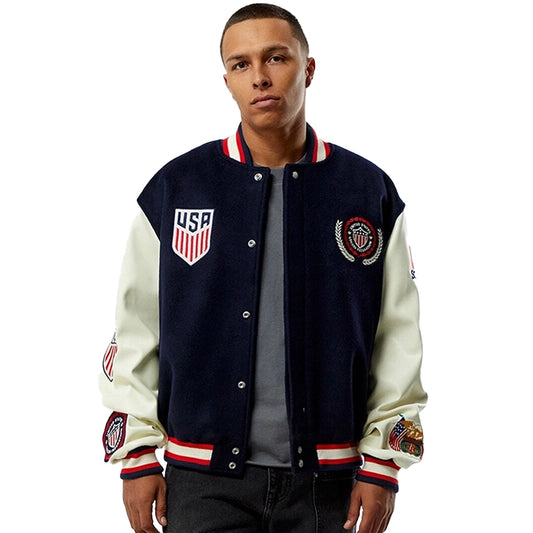 Pacsun U.S. Soccer x Jeff Hamilton Varsity Jacket