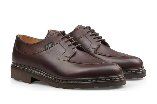 Paraboot Brown Lis Cafe Avignon Split-Toe Derbies
