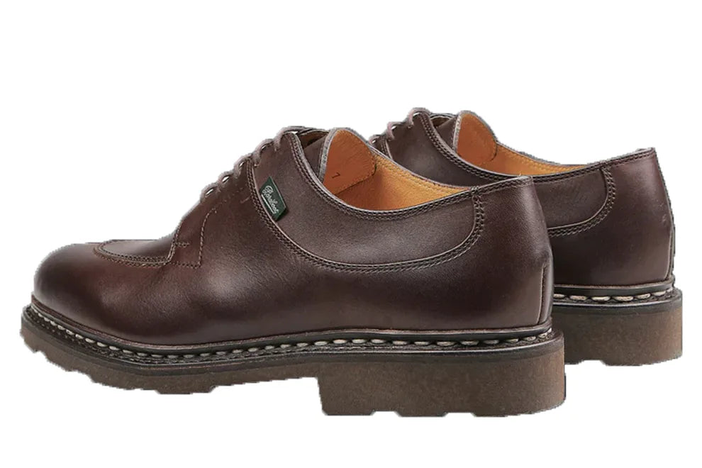 Paraboot Brown Lis Cafe Avignon Split-Toe Derbies