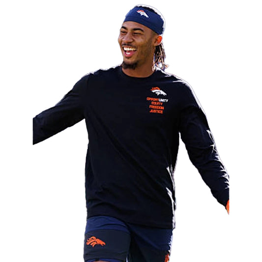 Pat Bryant Broncos 2025 Inspire Change Long Sleeve T-Shirt