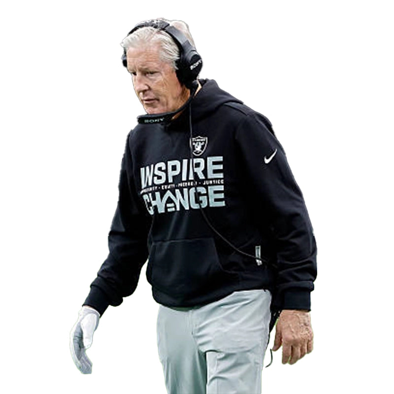 Pete Carroll Las Vegas Raiders Inspire Change 2025 Hoodie