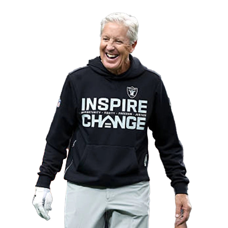 Pete Carroll Las Vegas Raiders Inspire Change 2025 Hoodie