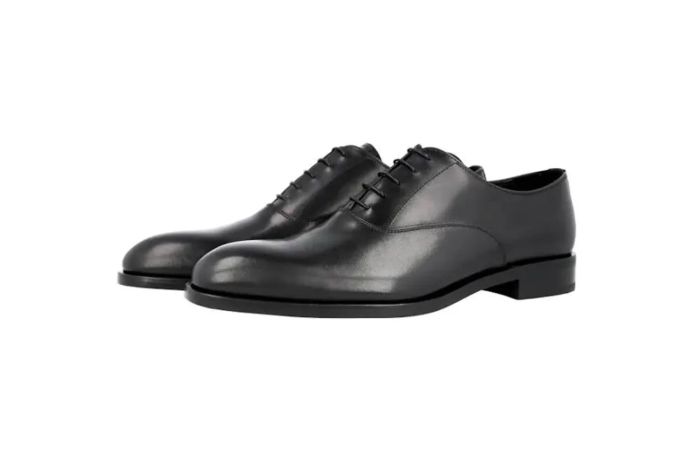 Prada Men's welt-sewn Leather Oxford Business Shoes