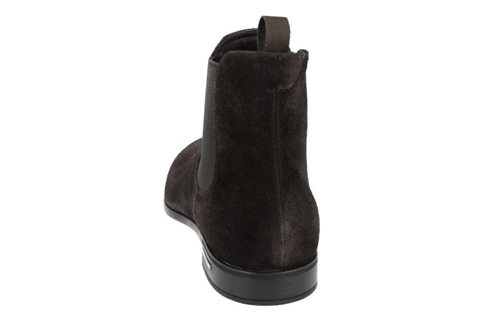 Prada Suede Chelsea Booties Ankle Half Boots Shoes