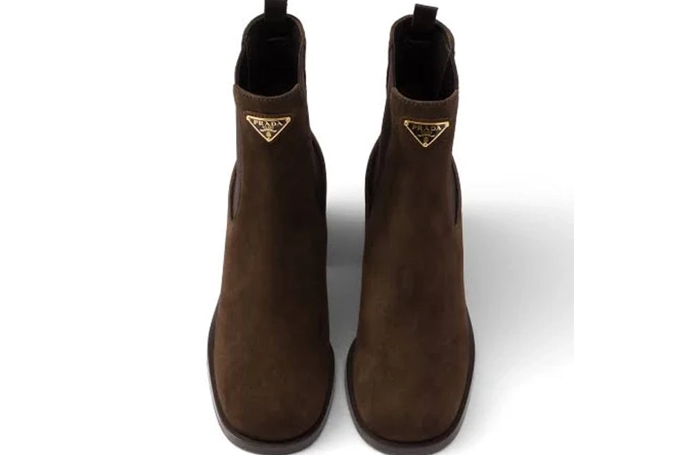 Prada Women's Suede Booties