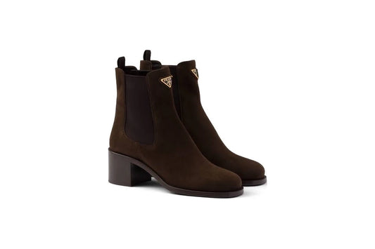 Prada Women's Suede Booties