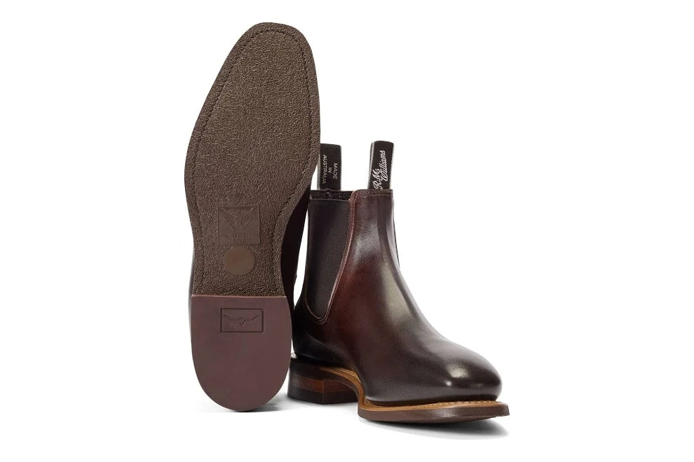 R.M. Williams Burnished Comfort Craftsman Chelsea Boots