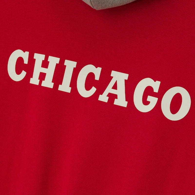 Chicago Bulls Fear of God x NBA Red 90’s Hoodie