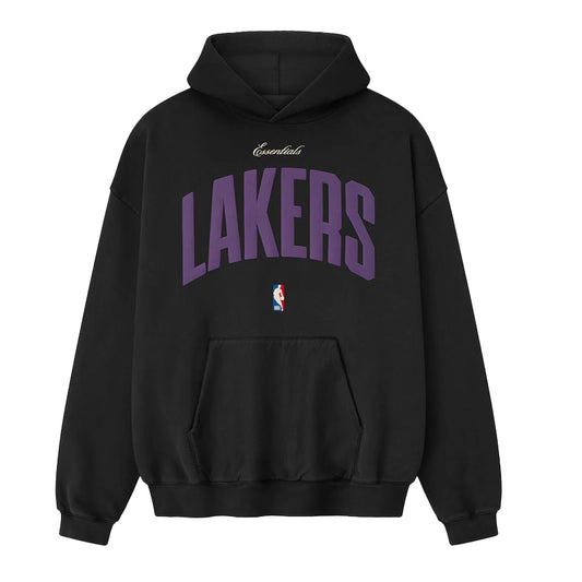 Los Angeles Lakers Fear of God x NBA Black 90’s Hoodie