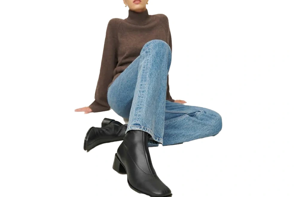Reformation Louie Stretch Sock Bootie