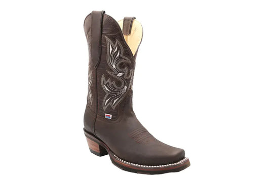 Rockin Leather Women's Dark Brown Western Boot