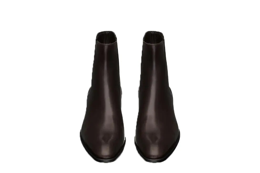Womens Wyatt Leather Chelsea Boots