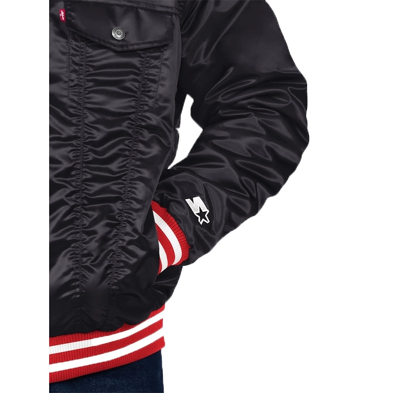 Levi’s X Starter 2025 49ers Black Jacket