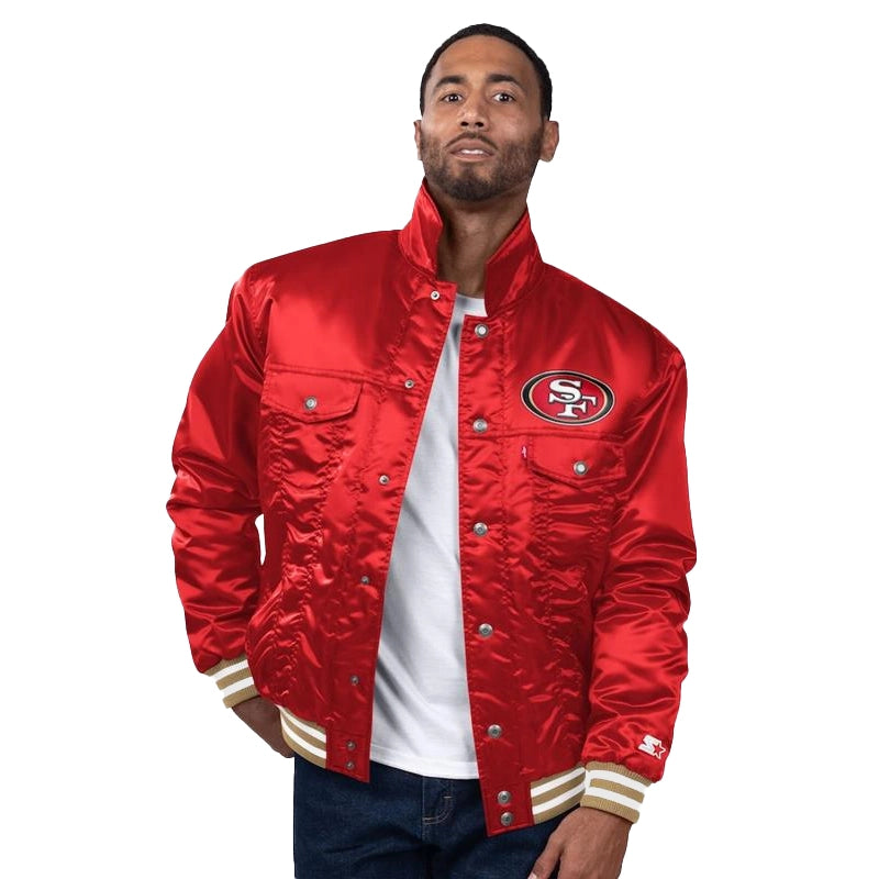 Levi’s X Starter 2025 49ers Red Jacket