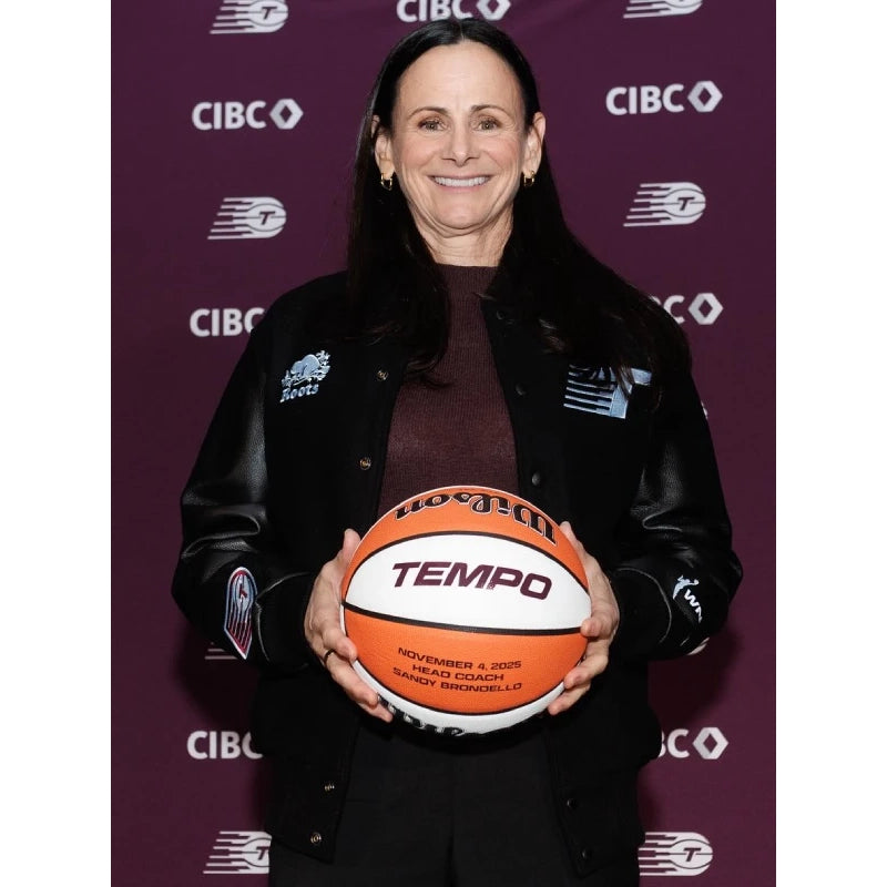 Sandy Brondello Roots Toronto Tempo Varsity Jacket