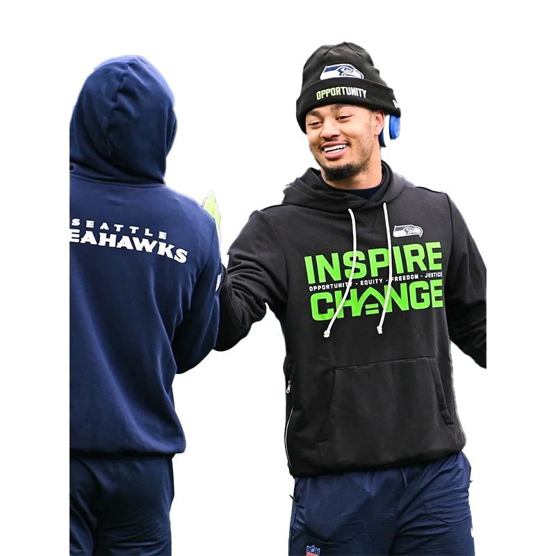 Jaxon Smith-Njigba Seahawks 2025 Inspire Change Hoodie