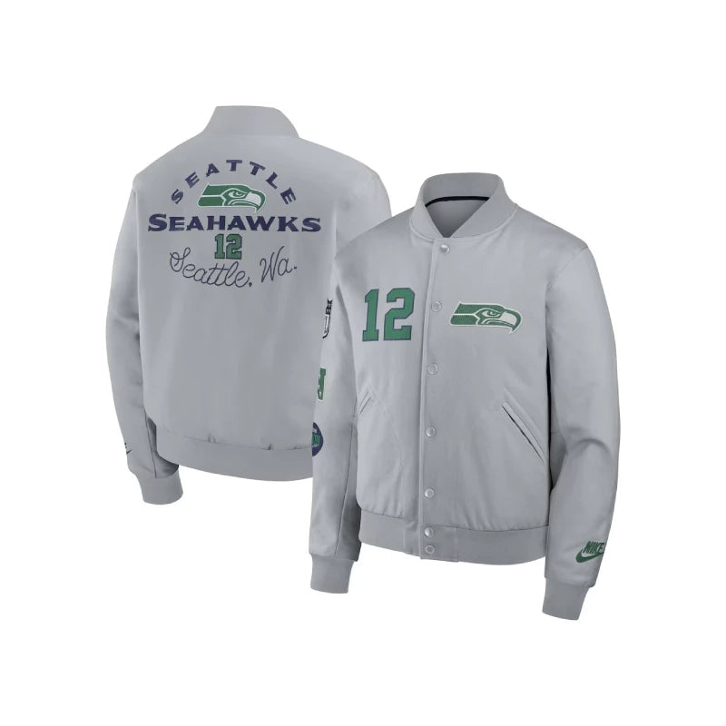 Seattle Seahawks Nike Rivalries Varsity Jacket