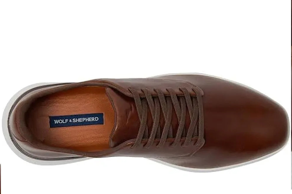 Wolf & Shepherd Men's Crossover Plain Toe Derby