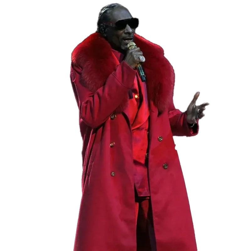Snoop Dogg Halftime Show Christmas 2025 Red Coat