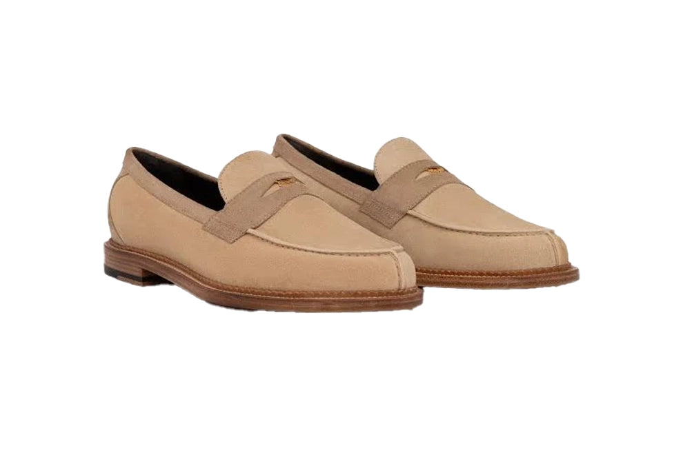 Suede Queens Crest Loafer