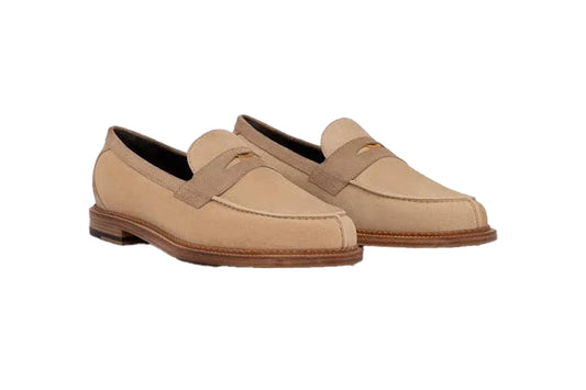 Suede Queens Crest Loafer