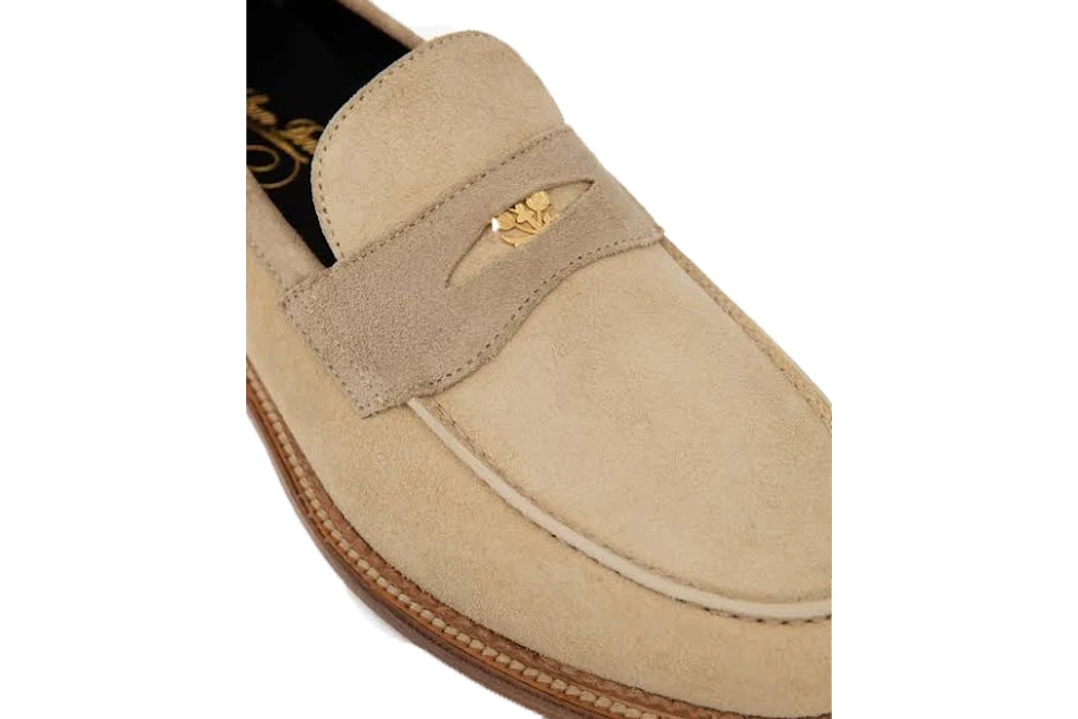 Suede Queens Crest Loafer