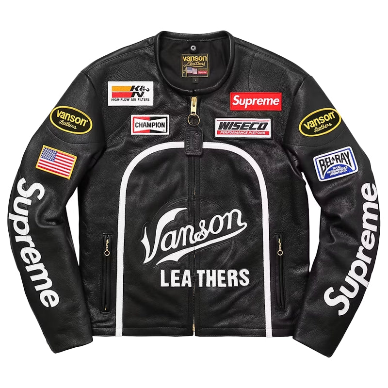 Supreme Vanson Leather Star Jacket