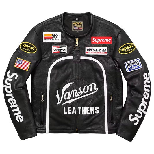 Supreme Vanson Leather Star Jacket