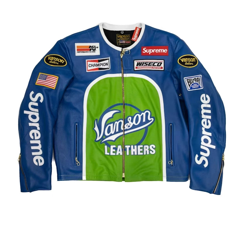 Supreme Vanson Leather Star Jacket