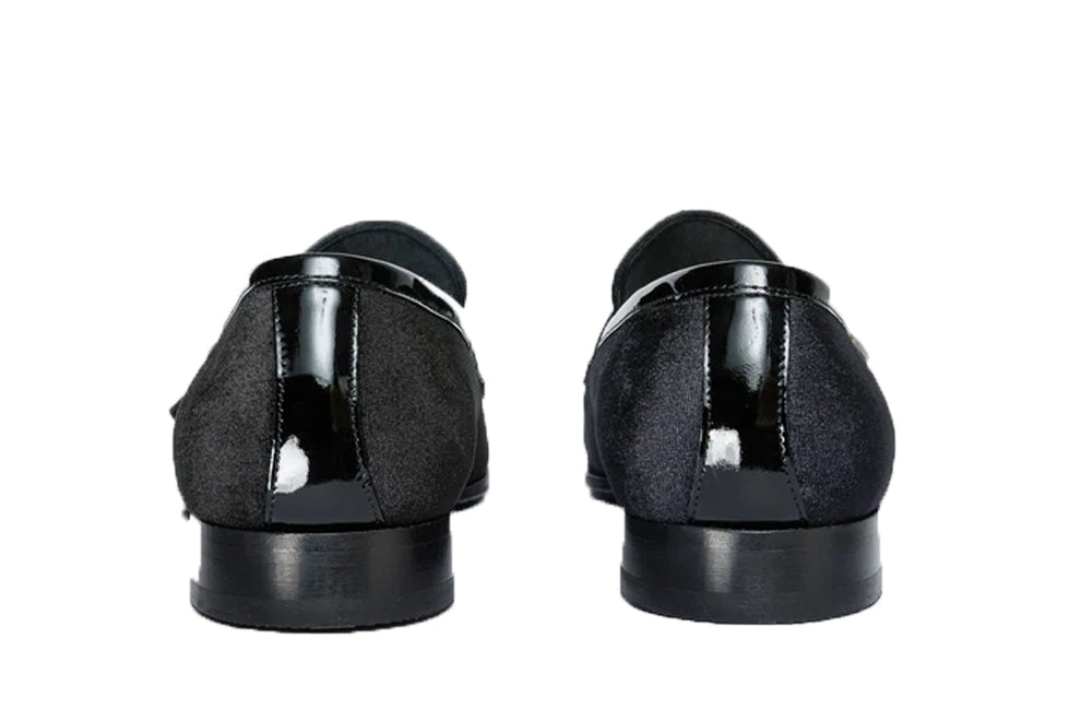 The Pontalto Leather Men Shoe Black Bit Loafer