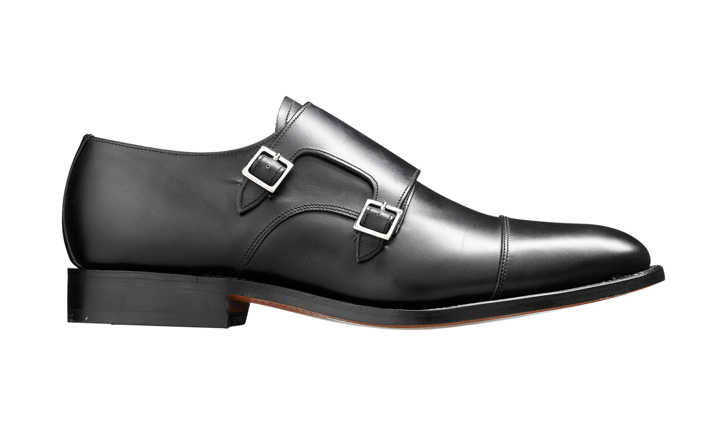 Tunstall - Black Calf Monk Strap