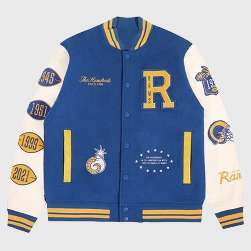 The Hundreds x Los Angeles Rams Varsity Jacket