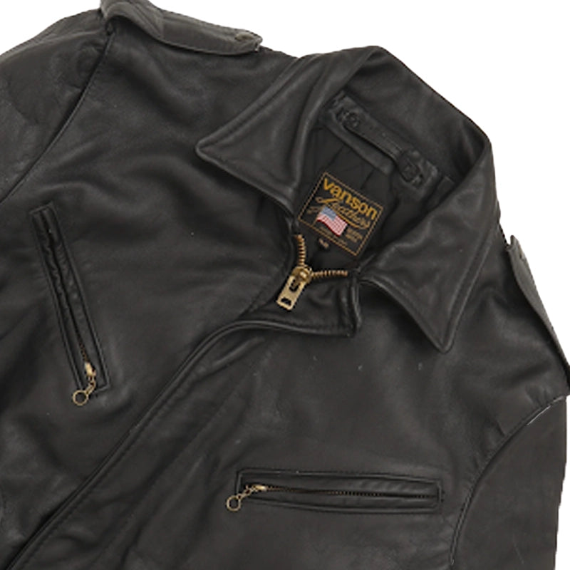 Vanson Leather Vintage Motorcycle Jacket