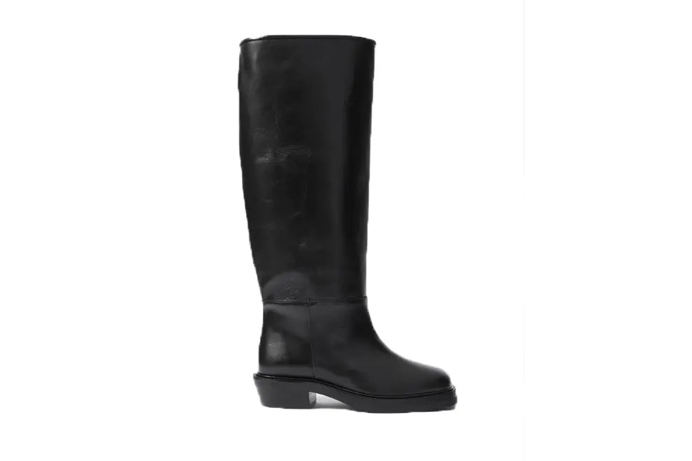 Women & Other Stories Square-Toe Leather Knee Boots
